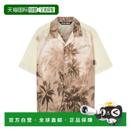 PALM ANGELS 男士衬衫 PMGG00AS25FAB0026110 SS2025休闲风