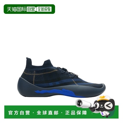 BURBERRY 男士运动鞋 81010321 SS2025 绿色 Neptune 格纹运动鞋