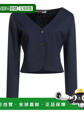 潮奢 moschino 爱莫斯奇诺 女士 夹克 blue蓝色 舒适时尚