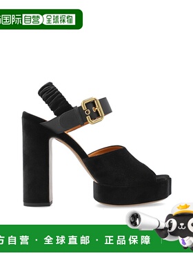 CHLOÉ 女士高跟鞋 CH25A11XSW001 AW2025 黑色 Platform sandals
