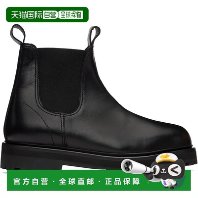 1h可退 潮奢 Studio Nicholson 男士 黑色 Kick 切尔西靴 KICKSNM