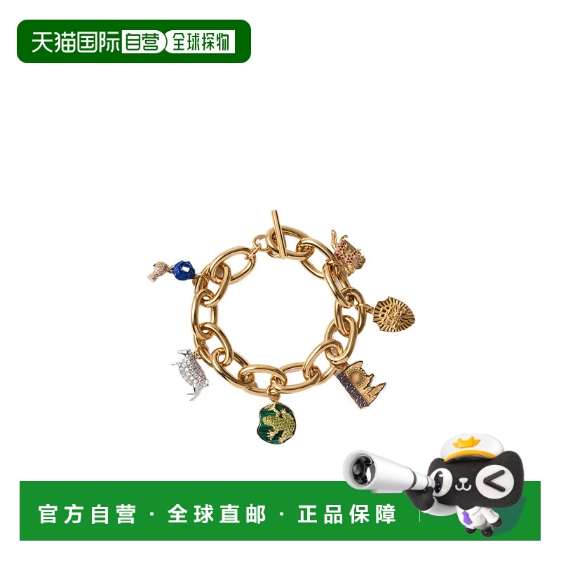 1h可退 BURBERRY 女士手链手镯 81120241 AW2025 金色 串饰手链