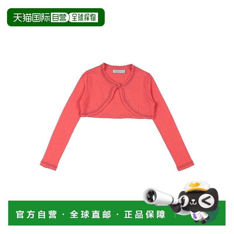 1h可退 潮奢 Abel & Lula 女童 短外套童装 red红色 舒适时尚