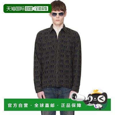 潮奢 ralph lauren rrl 拉夫 劳伦RRL 男士 灰色 Jacquard-Knit W