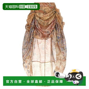 1h可退 潮奢 ZIMMERMANN 女士 'Rebellion' 垂褶半身裙 7140SC261