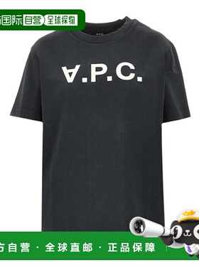 A.P.C. 女士T恤 COHMBM26384TZD SS2026 黑色短袖
