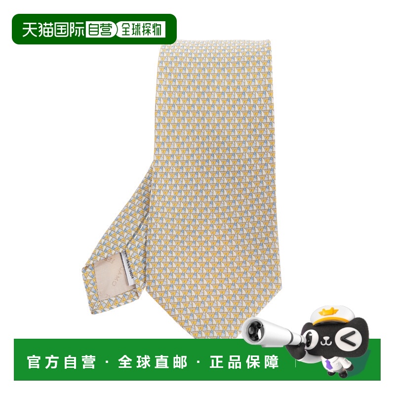 FERRAGAMO/菲拉格慕男士领带3512915ANCORA785570FGIALLOAZZURRO