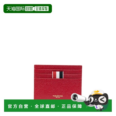 THOM BROWNE 男士钱包 MAW031L00198600 CO 红色 single pebbled-