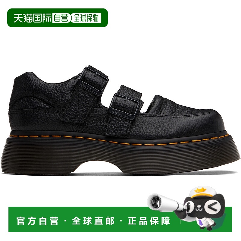 1h可退 潮奢 Dr. Martens 马丁大夫 女士 黑色 Buzz Milled Nappa