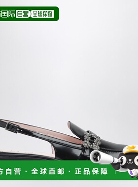 潮奢 ROGER VIVIER 罗杰 维维亚 女士 Viv Rangers 黑色露跟乐福