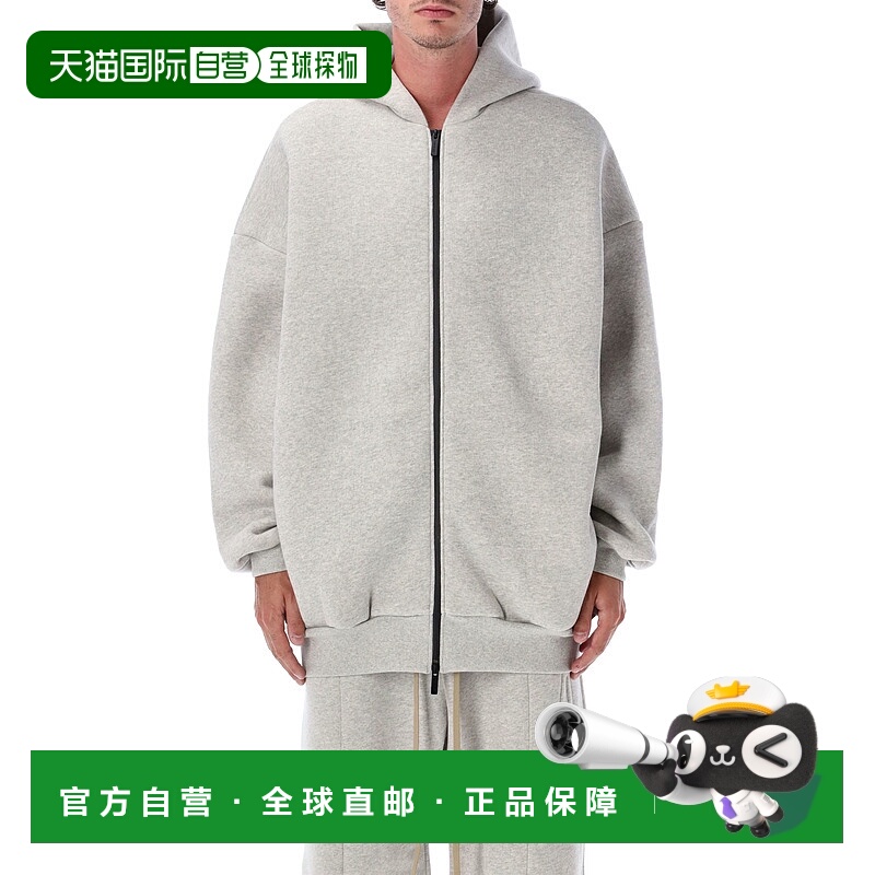 1h可退 潮奢 essentials fear of god 男士 运动拉链连帽衫 FG25F