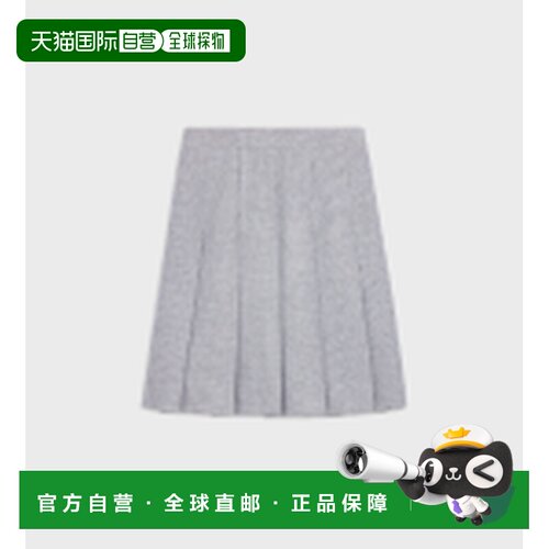Celine 思琳 女士 羊毛羊绒百褶裙 RJ02V0F85