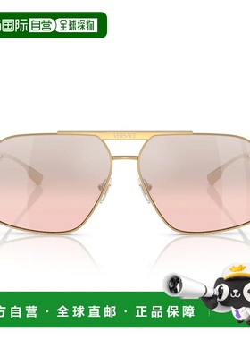VERSACE 女士太阳镜 VE226910027E AW2024 金色 VERSACE Sunglass