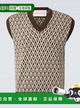 1h可退 潮奢 valentino 华伦天奴 男士 Toute La V领初剪羊毛毛衣