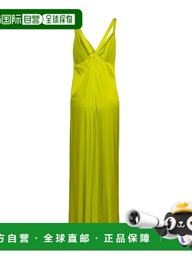 FENDI 女士半身裙 FDB998AM3DF1J77 SS2023 绿色长裙