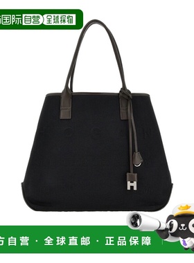 HOGAN 女士手提包 KBW01TA2300UH7012D AW2025 黑色托特包单肩包