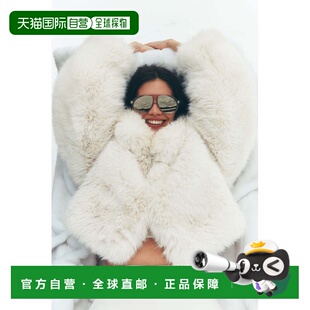 alo yoga 纯色蓬松柔软舒适短款绒感外套 女款