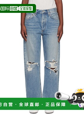 1h可退 潮奢 AGOLDE 女士 蓝色 Kelly 牛仔裤 A1991141