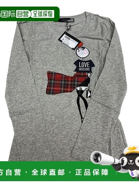 1h可退 MOSCHINO 女士背心吊带 W4B813CE1512B811 AW2024 灰色