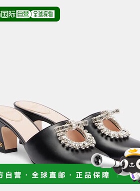 1h可退 潮奢 valentino 华伦天奴 女士 Adamantine 60 精饰皮质凉