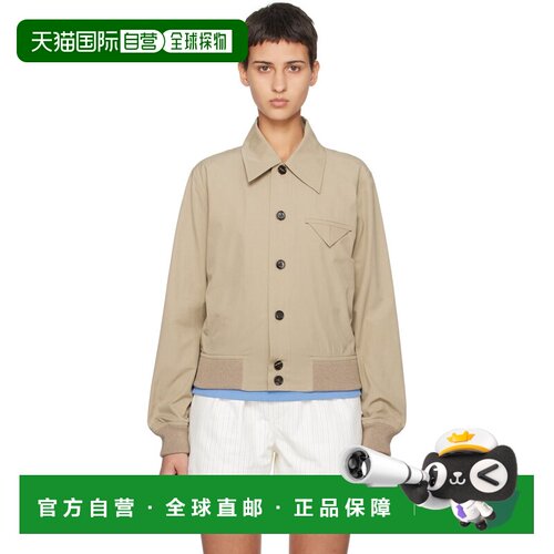 Bottega Veneta 葆蝶家 女士 米色纽扣夹克 771746VA5Y0外套