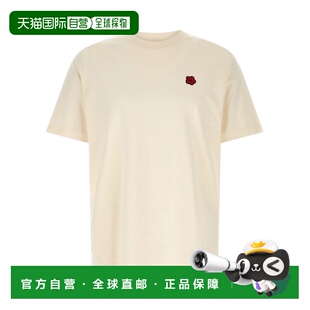 KENZO 男士T恤 FE65TS4744SG03 SS2026 白色 圆领短袖T恤