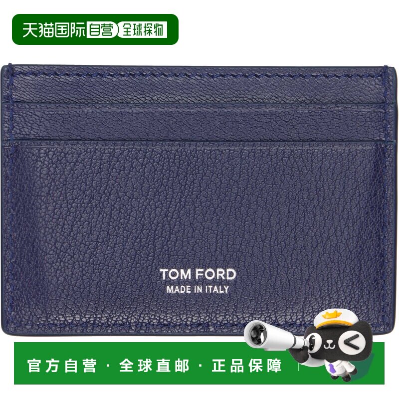Tom Ford 汤姆 福特 男士 海军蓝 Elongated T Line 卡包 YH413LG