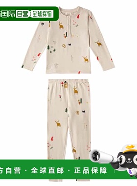 1h可退 潮奢 Liewood 男童 Wilhelm 印花棉混纺睡衣童装