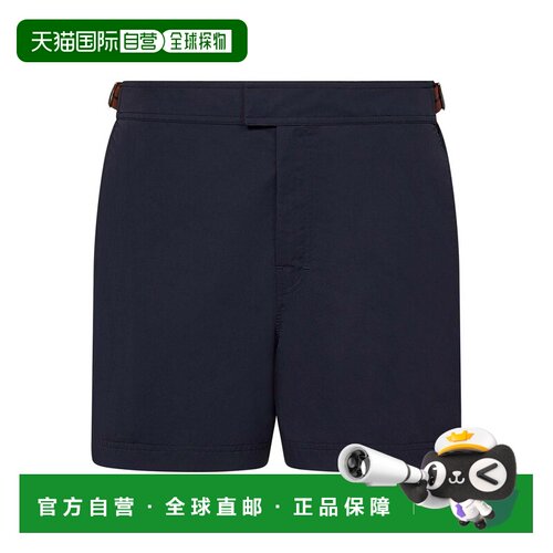 Z ZEGNA 男士泳装 N7B542400452 SS2026 蓝色 条【付后1h可退】