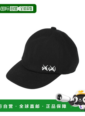 潮奢 Sacai 男士 帽子 black黑色 舒适时尚