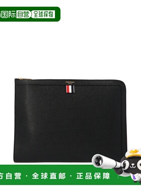 THOM BROWNE 男士钱包 MAC074A00198001 SS2025 黑色