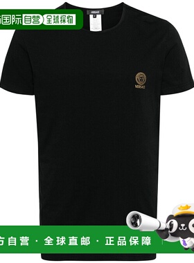 潮奢 versace 范思哲 男士 圆领短袖T恤单件 AU101931A10011男装