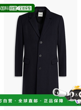 1h可退 潮奢 Sandro 男士 羊毛混纺大衣 SHPMA00127MARINE西装