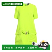 潮奢 green绿色 versace 女士 1h可退 连衣裙 范思哲 短款 舒适时