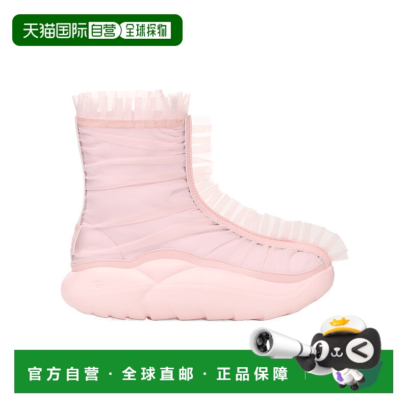 1h可退 UGG 女士高跟鞋 1170290SLPN AW2024 粉红色 褶边短靴