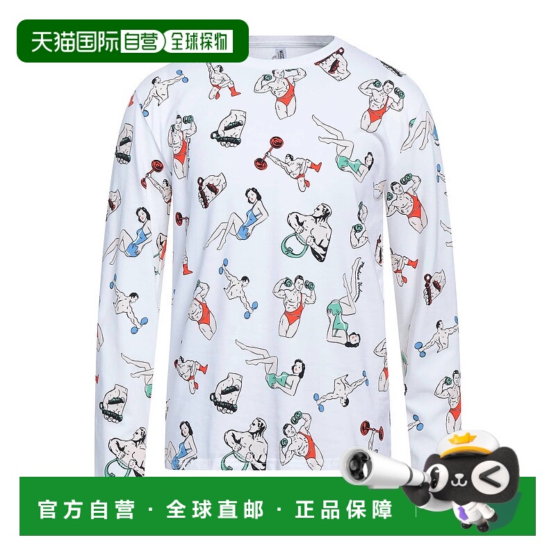 1h可退 潮奢 Moschino 莫斯奇诺 男士 汗衫 white白色 舒适时尚