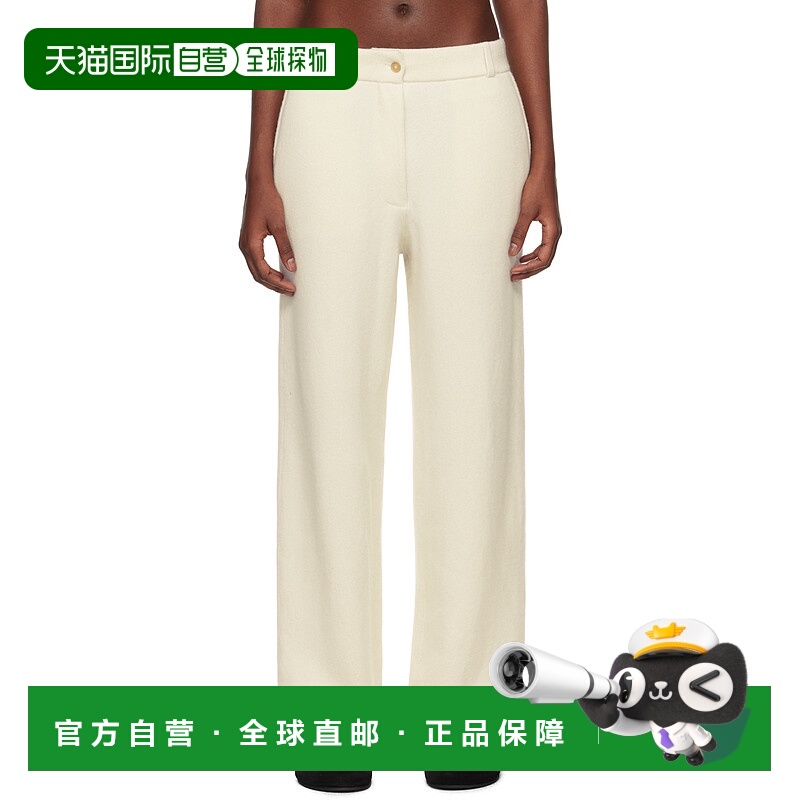 1h可退 潮奢 Guest in Residence 女士 灰白色 Tailored 长裤 W10