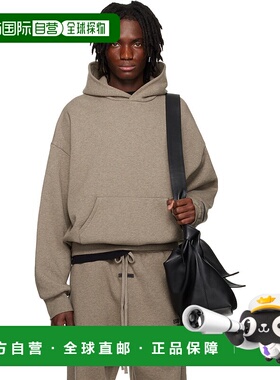 1h可退 潮奢 Essentials 男士 灰色 Classic 连帽衫 192AS252051F