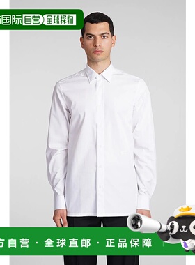 GIVENCHY 男士衬衫 397700BM60ZY14M6 SS2024 白色