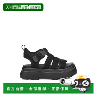 UGG 女士凉鞋 1152698BLK SS2025 黑色 Cora leather sandals
