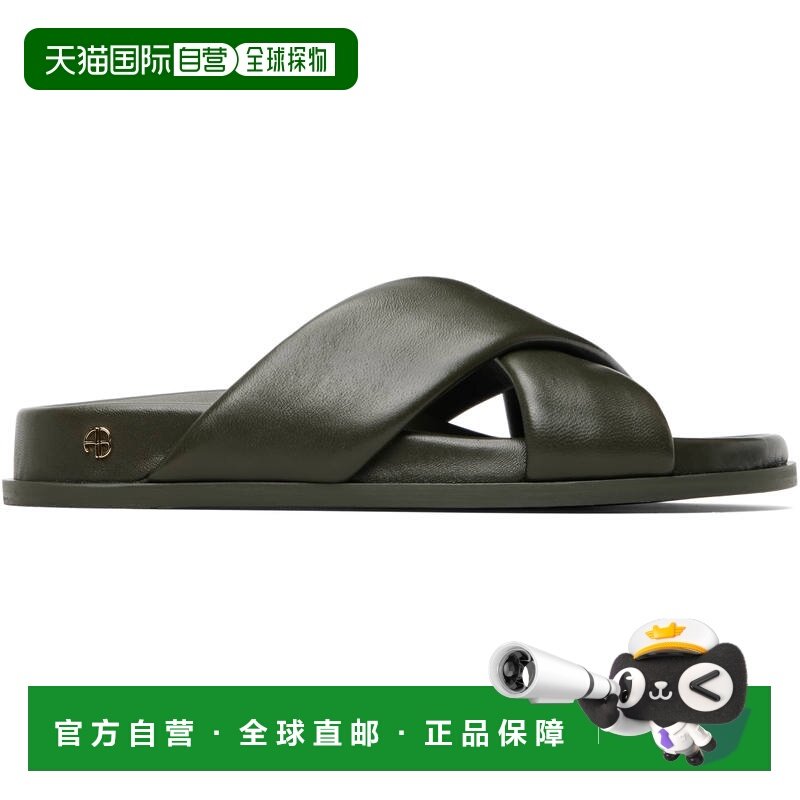 1h可退 潮奢 ANINE BING 女士 绿色 Emi 凉鞋 A1411843,女鞋,时装凉鞋,淘宝优惠券,粉丝福利购,淘宝优惠卷