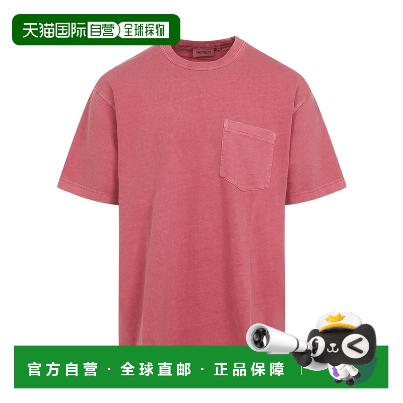 1h可退 CARHARTT WIP 男士T恤 I03595733GB703 SS2026 粉红色