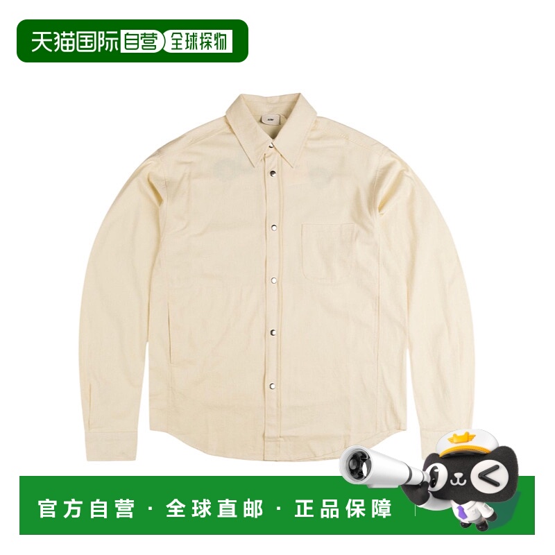 1h可退 AUTRY 男士夹克 OJPXC7CS SS2025 花色 Overshirt Cream