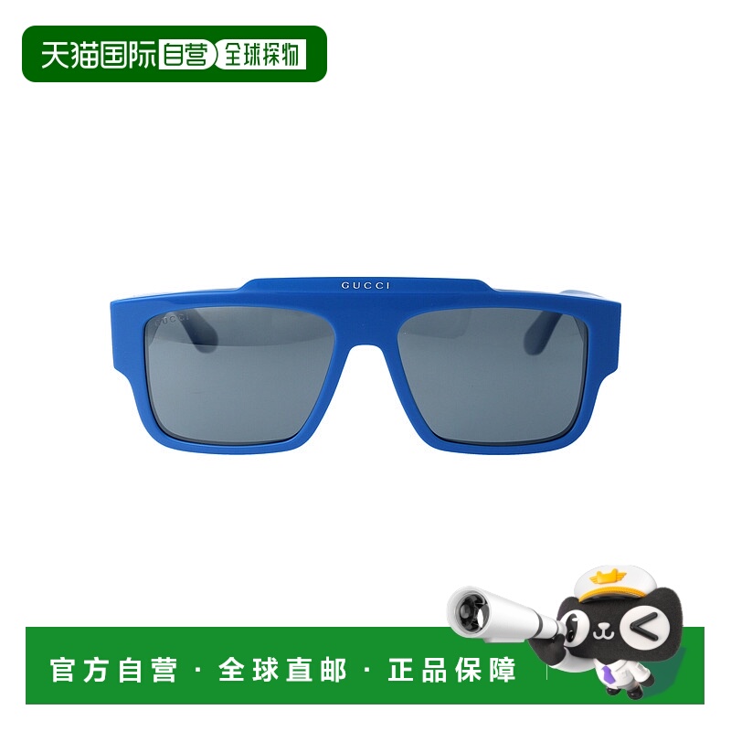 1h可退 GUCCI 男士太阳镜 GG1460S004 SS2024 蓝色 GG1460S