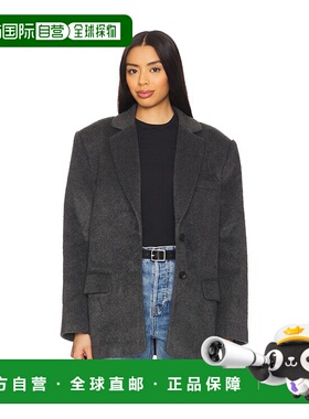1h可退 潮奢 GRLFRND 女士 羊毛混纺西装外套 GROW107H24