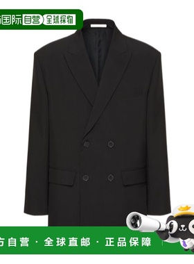 VALENTINO 男士夹克 3V3CEE318EJ0NO AW2023 黑色 Blazer uomo Va