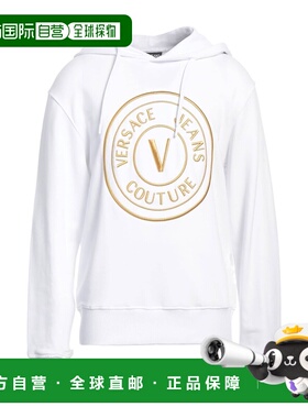 潮奢 versace 范思哲 男士 卫衣 white白色 舒适时尚