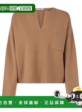 1h可退 MAX MARA 女士针织衫 ZIBELLO005 AW2025 棕色 MAGLIA