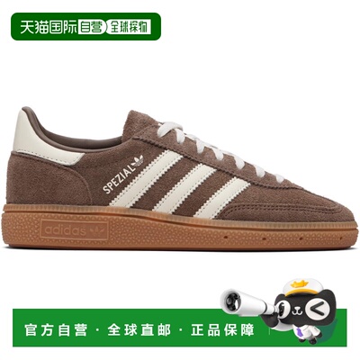 Adidas 女士 棕色 Handball Spezial 运动鞋 IF6490StrataOffWhi