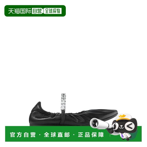 JIMMY CHOO 女士芭蕾乐福鞋 JADEBALLERINAGKEBLACK